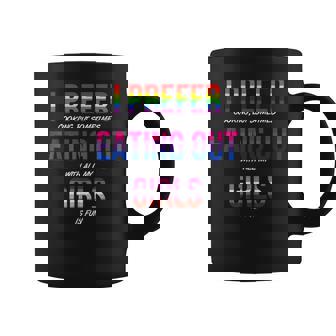 Gay Bisexual Lesbian Pride Flag LGBTQ LGBT Ally Graphic Print Coffee Mug - Monsterry