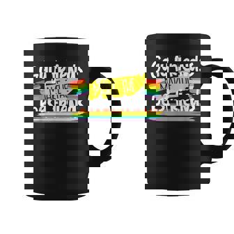 Gay Friends For Men And Women Rainbow Flag Graphic Print Coffee Mug - Monsterry