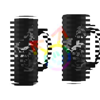 Gay Pride Furry Lover And Gay Pride Graphic Print Coffee Mug - Monsterry