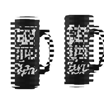 Gay Superhero LGBTQ Bi Pride T-Shirt Graphic Print Coffee Mug - Monsterry