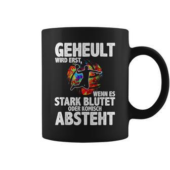 Geheult Erst Wenn Es Stark Blutet Handball Hanballer Tassen - Geschenkecke