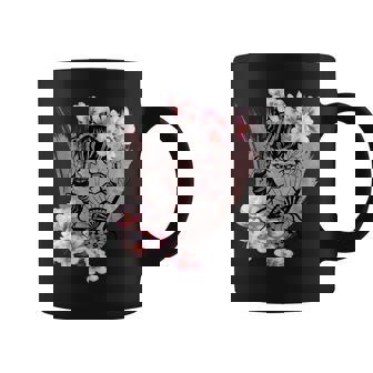 Geisha Japonaise Avec Fleur De Cerisier Japonaise Cadeau Kawaii Tasse - Cadeauxyz