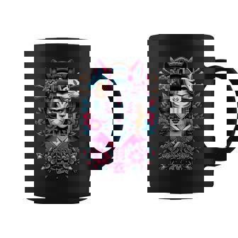 Geisha Japonaise Grahic De Style Japonais Culture Japonaise Tasse - Cadeauxyz