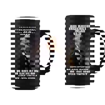 George Washington History Meme Graphic Print Coffee Mug - Monsterry