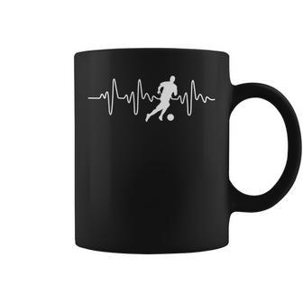 Idea For Footballer Heartbeat Football Tassen - Geschenkecke