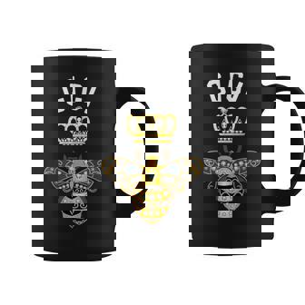 Gigi Name Gigi Regalos De Cumpleaños Reina Corona Abeja Gigi Taza de café - Regaloses