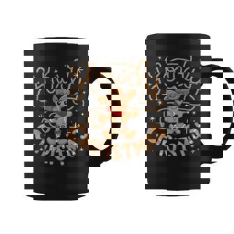 Gingerbread Man Cowboy Hat Western X-Mas Howdy Christmas Gingerbread Cowboy Rodeo Lasso Western Graphic Print Coffee Mug - Monsterry