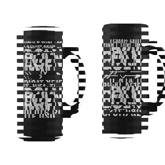 Girl Out Of Brooklyn New York City Hometown Home Brooklyn Graphic Print Coffee Mug - Monsterry
