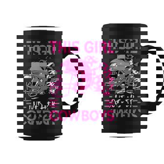 This Girl Loves Her Cowboys Football American Lovers Cowboys Coffee Mug - Thegiftio