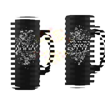 Glammy For Grandma Wildflower Floral Women's Coffee Mug - Seseable