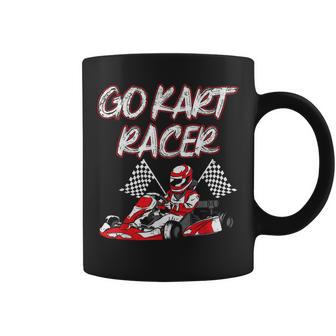 Go Kart Racer Red Kart Racing Kart Tassen - Geschenkecke