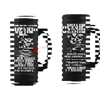 Go Kart Racing Overtaking Karting Go-Cart Racer Graphic Print Coffee Mug - Monsterry