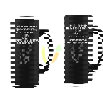 We Go Together Like Peas And Carrots Tshirt Graphic Print Coffee Mug - Monsterry