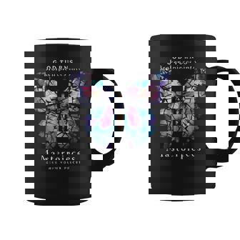 God Turns Broken Pieces Into Masterpieces Butterfly Coffee Mug - Monsterry