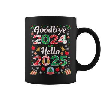 Goodbye 2024 Hello 2025 Merry Christmas Happy New Year 2025 Tassen - Geschenkecke