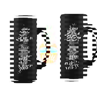Goodbye School Hello Summer Last Day Of School Pineapple Graphic Print Coffee Mug - Monsterry