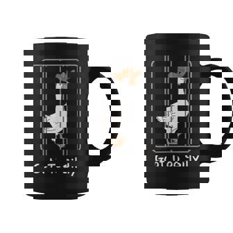 Goose Got Too Silly Jail Joke Saying Silly Pun Humor Coffee Mug - Seseable