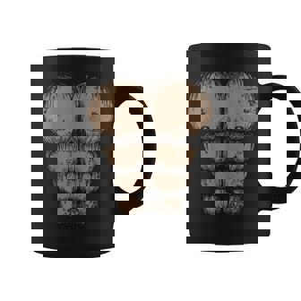 Gorilla Chest Belly Disfraz Divertido De Mono Para Gimnasio Taza de café - Regaloses