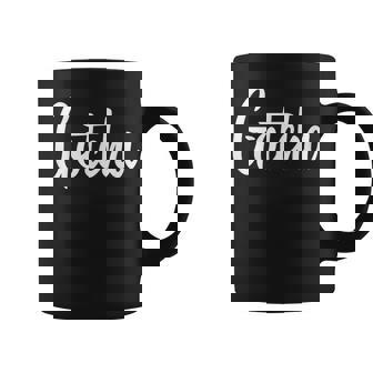 - Gotcha Modern Classic Fit Crew Neck Short Sleeve Small Graphic Print Coffee Mug - Monsterry