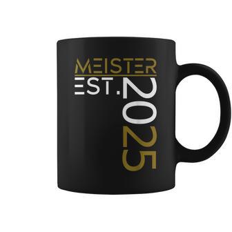 Graduation Master Est 2025 Golden Outfit Master Exam Tassen - Geschenkecke