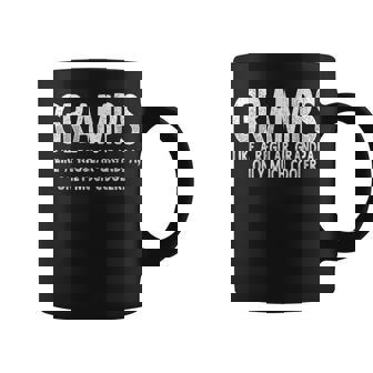 Gramps Definition Grandpa Idea For Grandfathers Graphic Print Coffee Mug - Monsterry