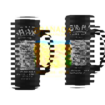 Granada Palacio De La Alhambra Andalucía Arte Español Españaiajes Taza de café - Regaloses