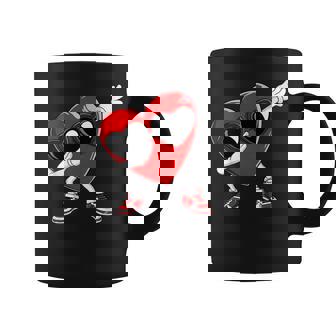 Grand Coeur Rouge Cadeau Saintalentin Homme Dabbing Tasse - Cadeauxyz