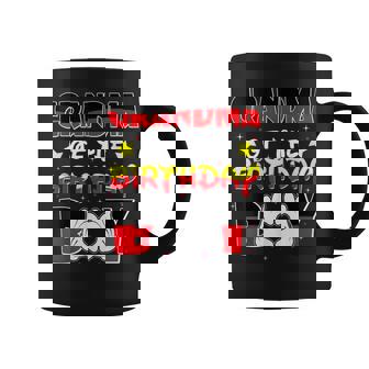 Grandma Of The Birthday Boy Matching Grandson Family Coffee Mug - Thegiftio UK