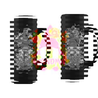 Grandma Cute Floral Flowers Gnome Costume Family Lover Coffee Mug | Mazezy