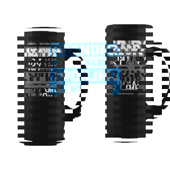 Grandpa Is My Name Spoiling Is My Game Graphic Print Coffee Mug - Monsterry