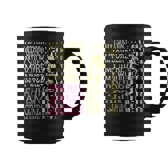 My Grandson My Soldier Hero Proud Army Grandma US Military Graphic Print Coffee Mug - Monsterry