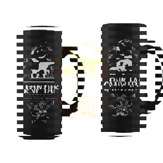 Granny Bear Floral Matching Family Grandma Bear Boho Graphic Print Coffee Mug - Monsterry