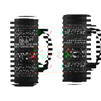 Have A Very Grateful Christmas Bear Ugly Xmas 2022 Graphic Print Coffee Mug - Monsterry