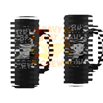 Gravy Boat Crew With Fun Thanksgiving Food Premium Graphic Print Coffee Mug - Monsterry