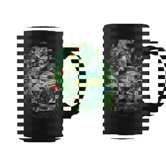 Green Mother Nature Earth Day Earth Mother Girl Coffee Mug | Mazezy