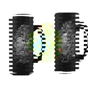 Green Mother Nature Earth Day Planet Earth Mother Girl Coffee Mug | Mazezy