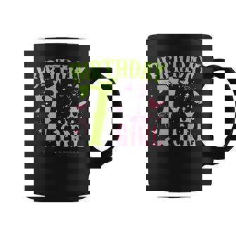 Green Pink Theme 7 Year Old Birthday Girl Witch Party Bday Coffee Mug - Thegiftio UK