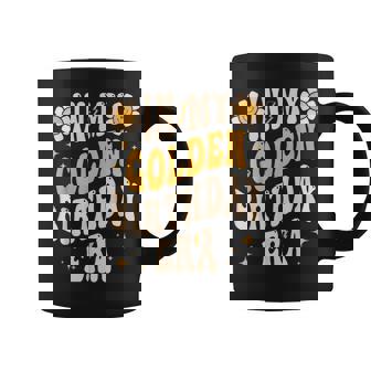 Groovy Birthday In My Golden Birthday Era Girls Retro Coffee Mug - Monsterry