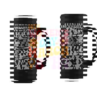 Groovy Día Internacional De La 2025 8 De Marzo Es Niñas Taza de café - Regaloses
