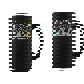 Groovy Lala Grandmother Flowers Lala Grandma Coffee Mug - Seseable