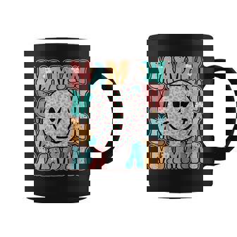 Groovy Mamaw Leopard Smile Face Grandma Life Mother's Day Coffee Mug | Mazezy