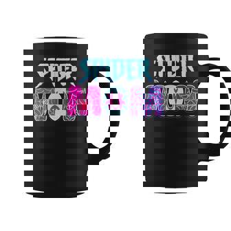 Groovy Spider Mom Matching Family Birthday Girl Party Coffee Mug | Mazezy