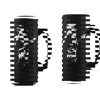 Guinea Pigs Playing Bass Guitar Shirt For Men Playing Guitar Graphic Print Coffee Mug - Monsterry