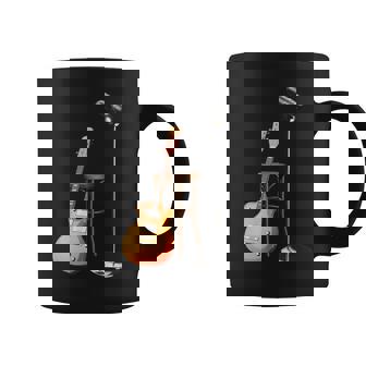 Guitar Tshirts Acoustic Guitar Rock On Guitar Neck Guitar Graphic Print Coffee Mug - Monsterry