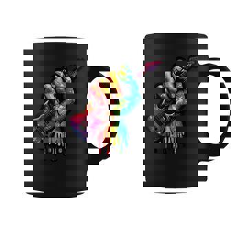 Guitare Électrique Colorés Les Musiciens Rock Guitariste Tasse - Cadeauxyz