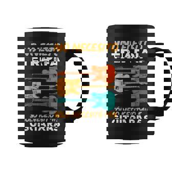 Guitarra Divertido Sólo Necesito Mis Guitarras Guitarrista Taza de café - Regaloses