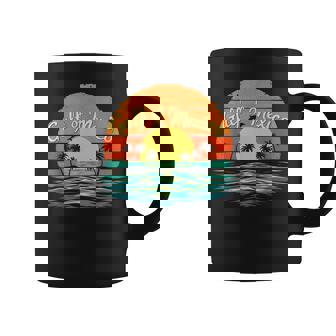 Gulf Of Mexico Beach Palms Summer Vacation Coffee Mug | Mazezy