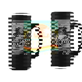 Gulf Of Mexico Est 1550 Beach Palms Vintage Coffee Mug | Mazezy