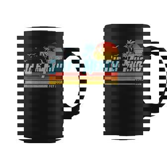 Gulf Of Mexico Est 1550 Retro Vintage Beach Coffee Mug | Mazezy