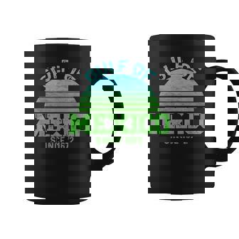 Gulf Of Mexico Forever Since 1672 Vintage Sunset Political Coffee Mug - Monsterry